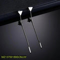 Elegant Silver Plated Tassel Earrings for Women
