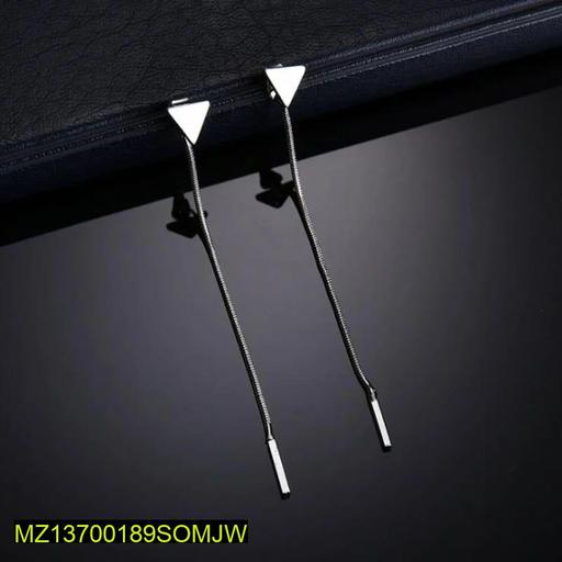 Elegant Silver Plated Tassel Earrings for Women