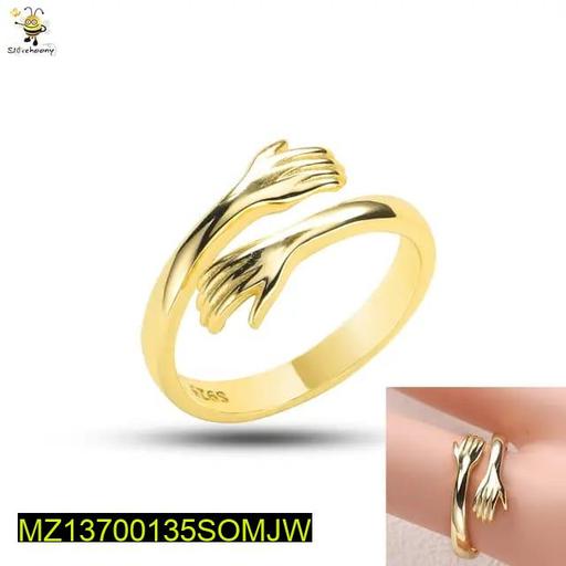 Golden Hug Rings Set for Couples & Friends Pakistan