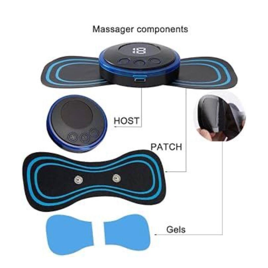 Mini Body Massager Pulse Neck Pain Relief EMS Butterfly Body Massager Men & Women