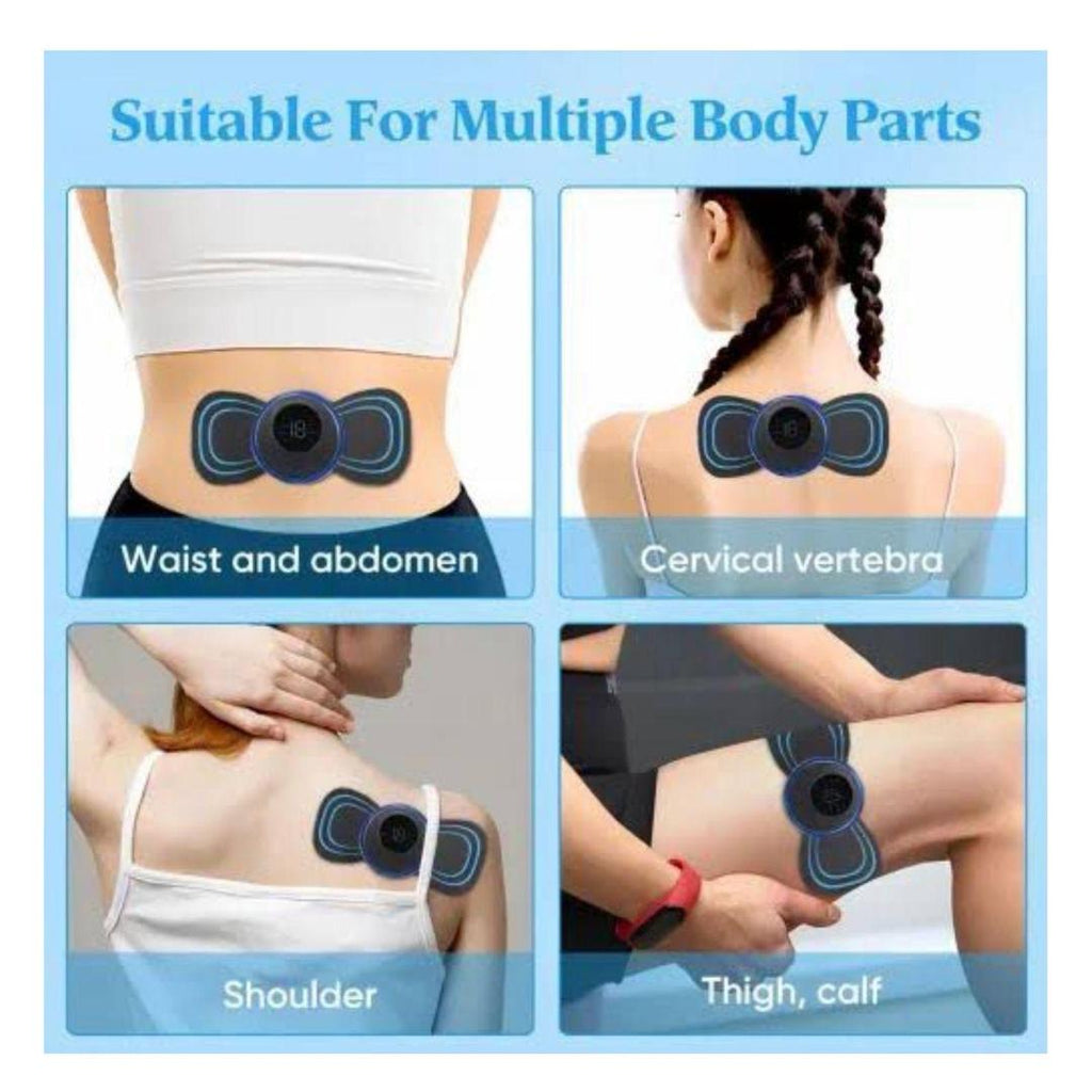Mini Body Massager Pulse Neck Pain Relief EMS Butterfly Body Massager Men & Women