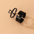 Black Lock & Key Couple Rings for Couples in Pakistan