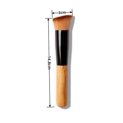 Professional Makeup Foundation Brush Wooden Handle 14.8cm